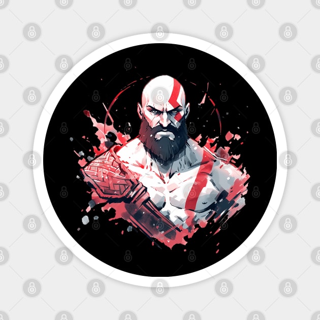 kratos Magnet by skatermoment